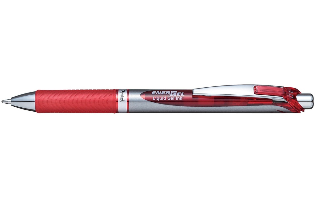 pentel Stylo à encre gel EnerGel 0.5 mm, Rouge