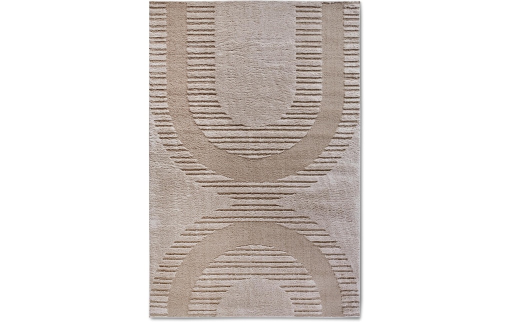 Elle Decoration Tapis Bartoux 120 cm x 170 cm,  Beige