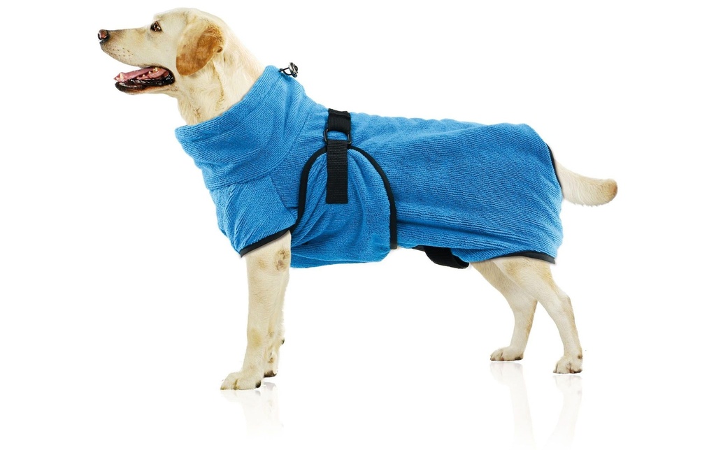 SwissPet Peignoir Wety, XXL, 77 cm, bleu