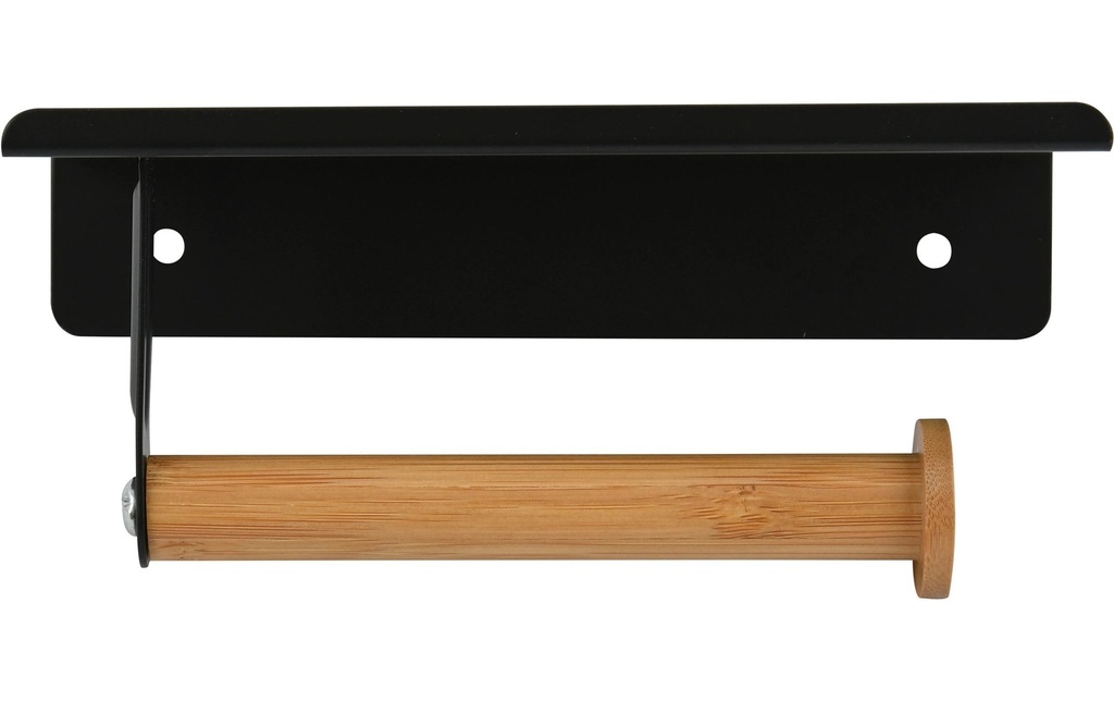 spirella Porte-rouleau pour papier de toilette Tarek mat, noir