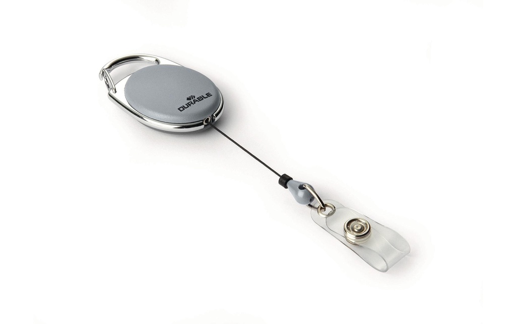 DURABLE Porte-carte Style 10 pièces, gris