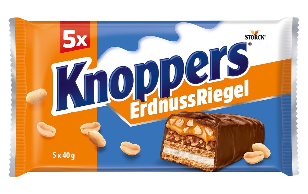 Storck Barre Knoppers Cacahuète 5 x 40 g
