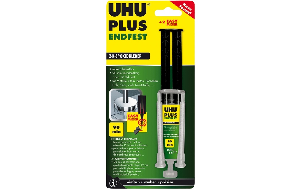 UHU Colle à deux composants Endfest 15 g