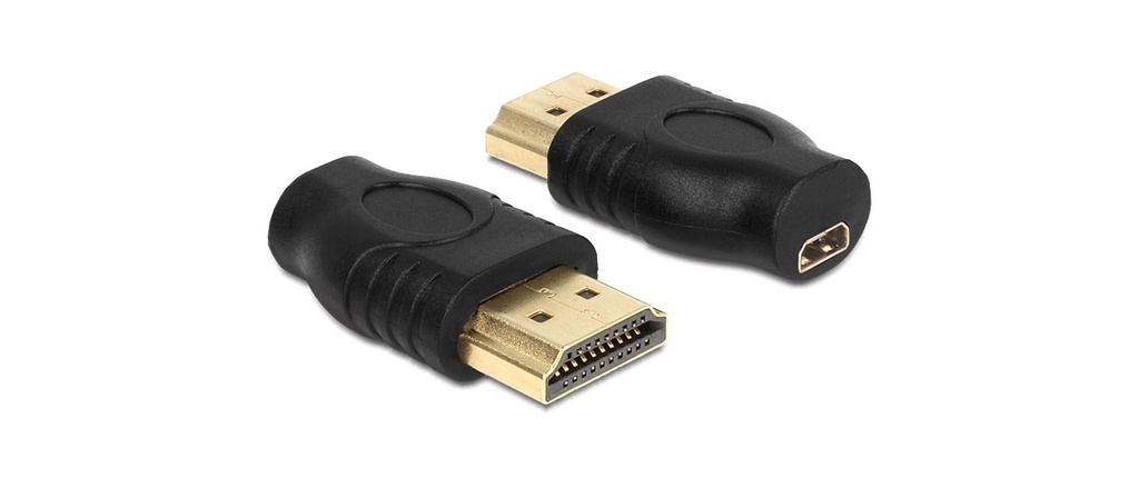Delock Adaptateur HDMI - Micro HDMI (HDMI-D), 1 pièce