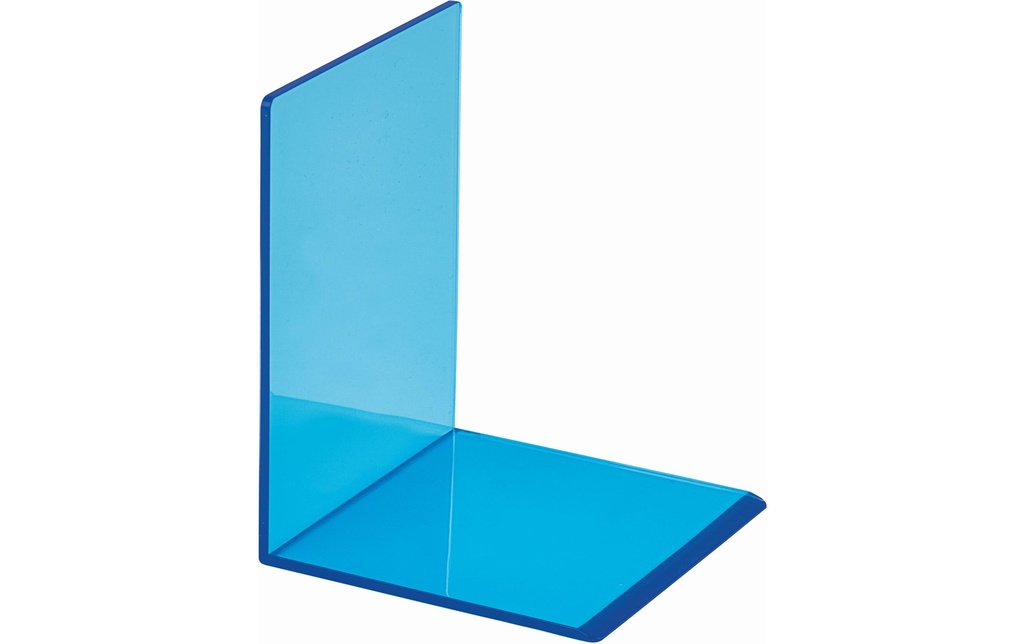 MAUL Serre-livre Acryl Neon bleu tr (2 pces)