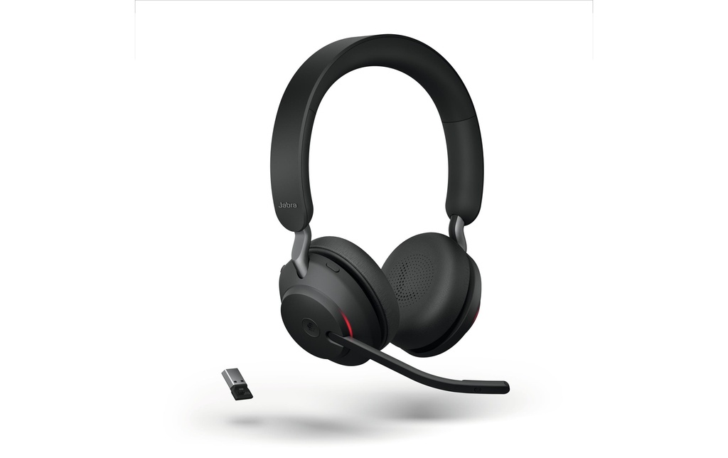 Jabra Écouteurs Evolve2 65 Duo MS Noir, USB-A
