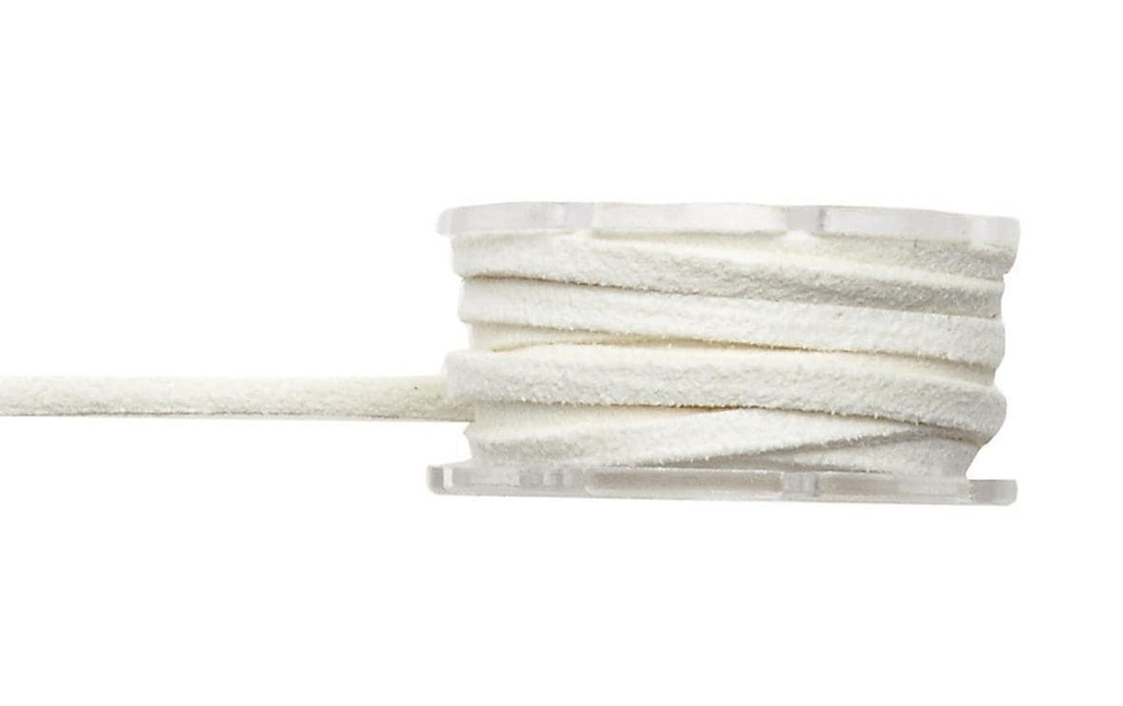 Glorex Bande en cuir Velour 3 mm x 2 m, Beige