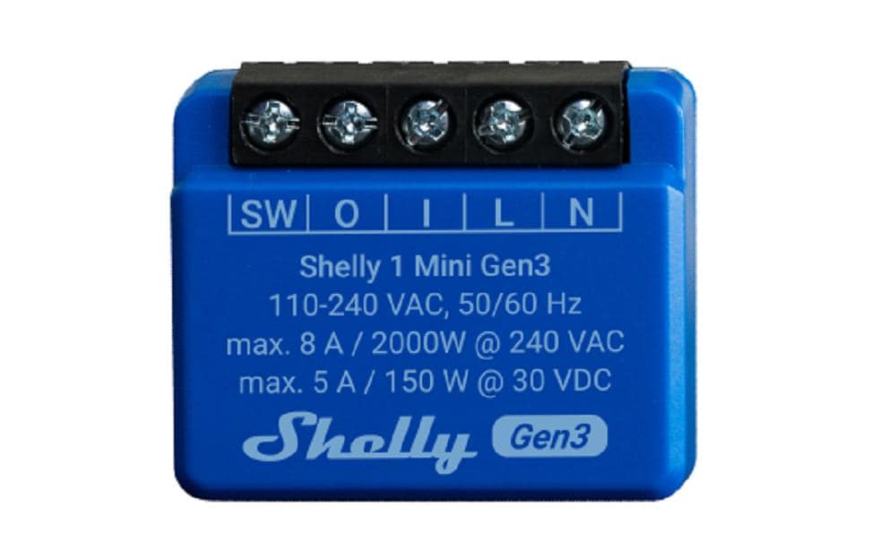 Shelly Interrupteurs Wi-Fi Mini Gen3