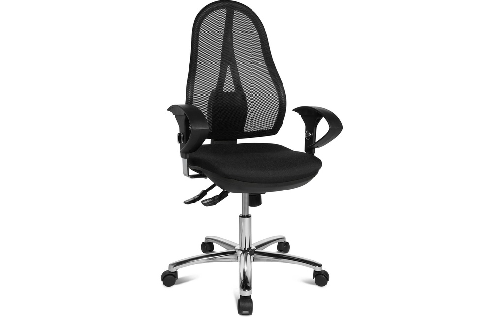 Topstar Chaise de bureau Open Point Syncro Deluxe, Noir