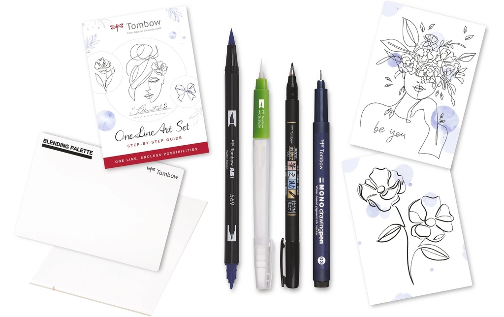 Tombow Brushpen One Line Art Set