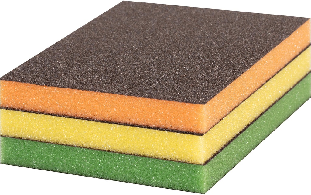Bosch Professional Bloc de ponçage universel Expert S473, 3 pièces, 98 x 120 x 13 mm
