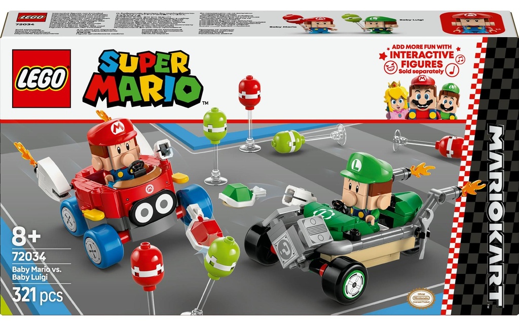LEGO® Super Mario Mario Kart – Bébé Mario / Bébé Luigi 72034