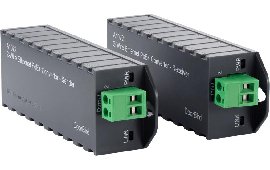 Doorbird Convertisseur PoE+ Ethernet à 2 débits