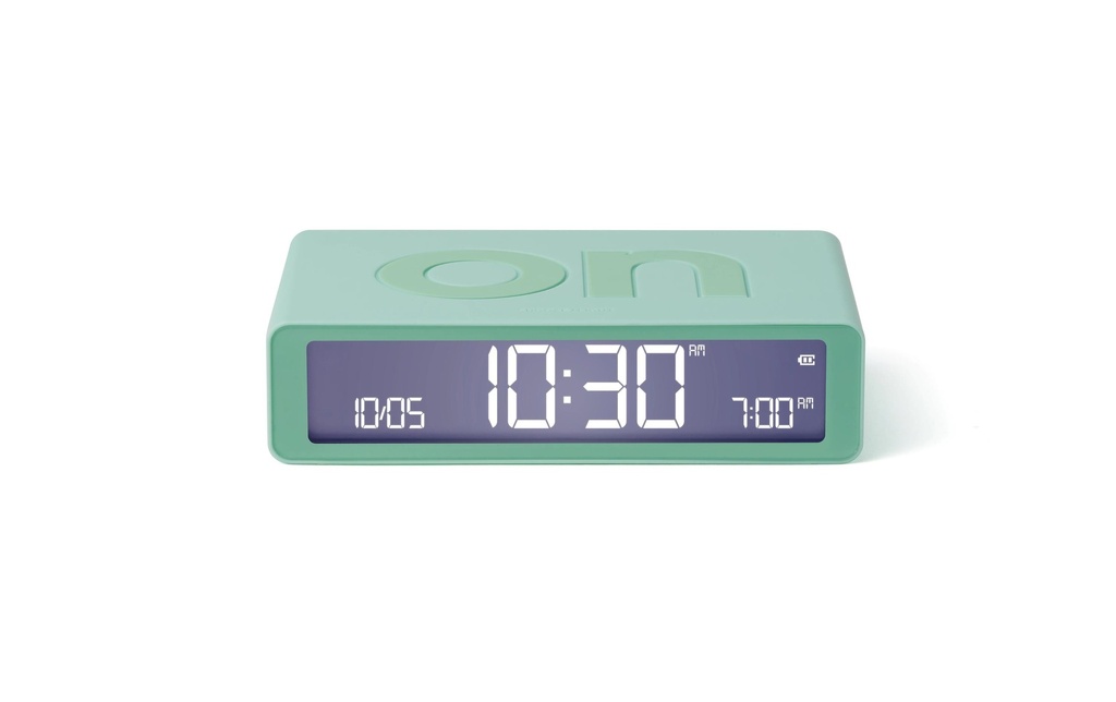 Lexon Réveil numérique Flip Classic Menthe