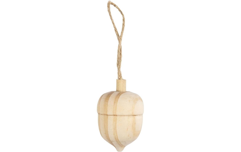 Creativ Company Déco Pendentifs en bois 4 x 3 cm