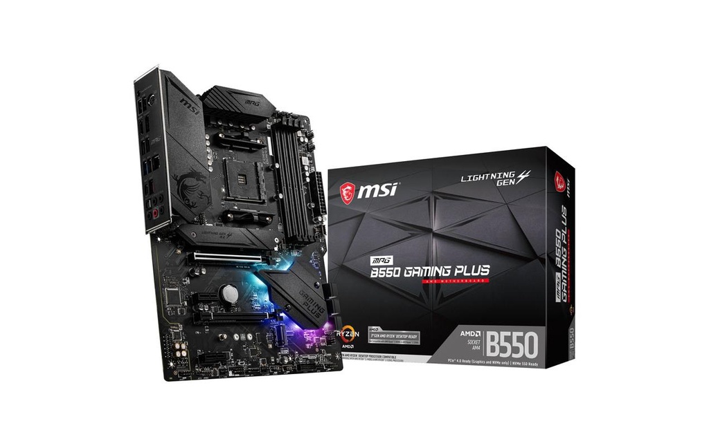 MSI Carte mère MPG B550 GAMING PLUS