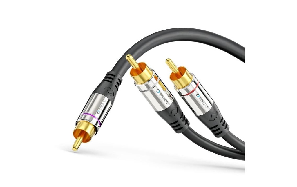 sonero Câble audio Cinch - Cinch 10 m