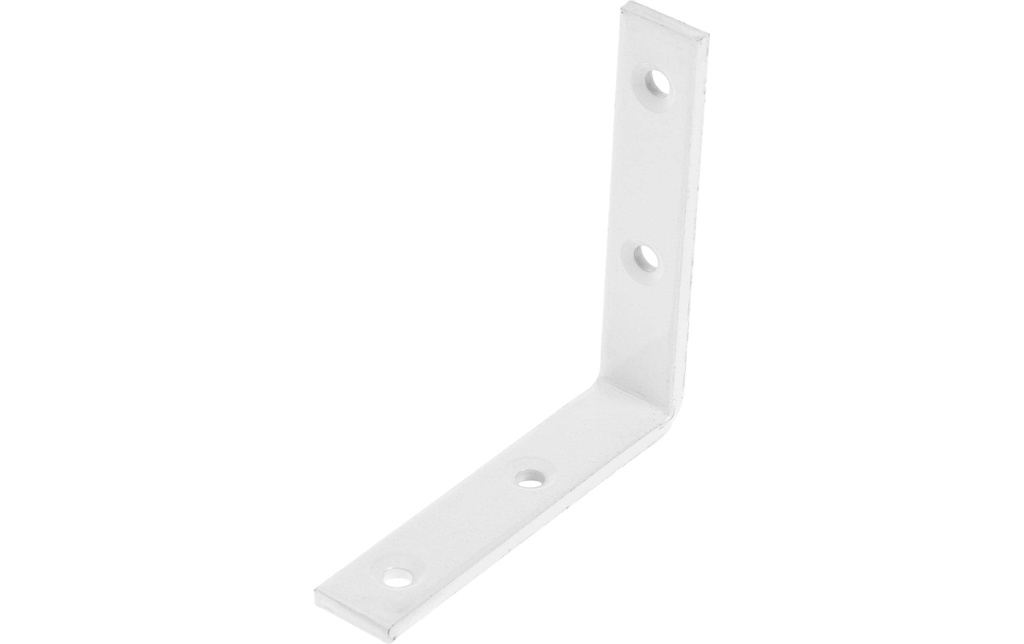STRUCT Équerre de construction 100 x 100 x 20 mm, Blanc