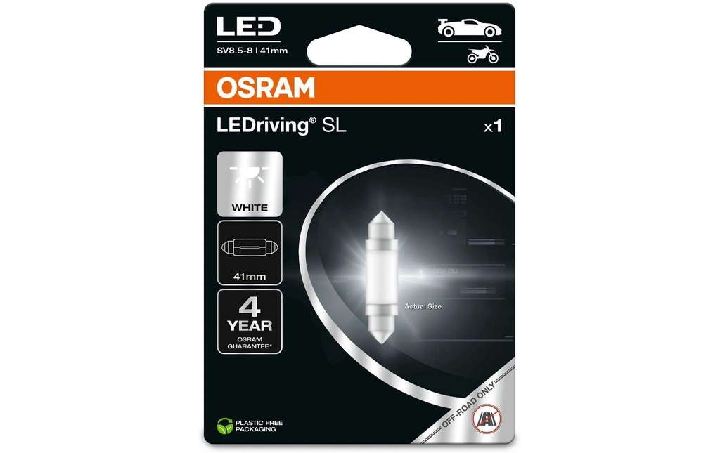 OSRAM LEDriving SL C5W SV8.5-8 Moto/Voiture de tourisme