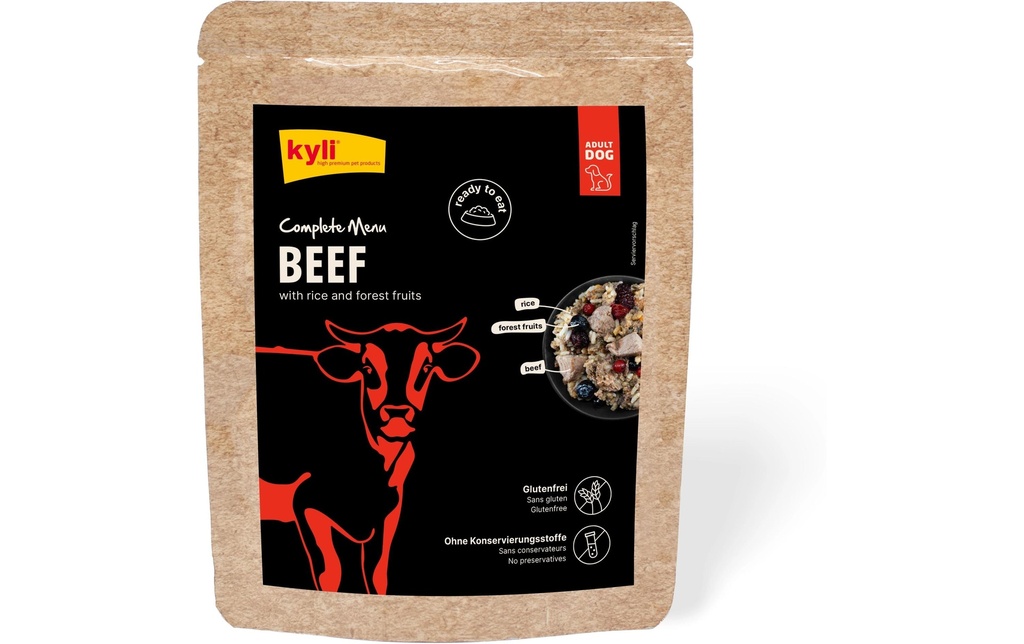 kyli Alimentation humide Complete Menu Beef, 150 g