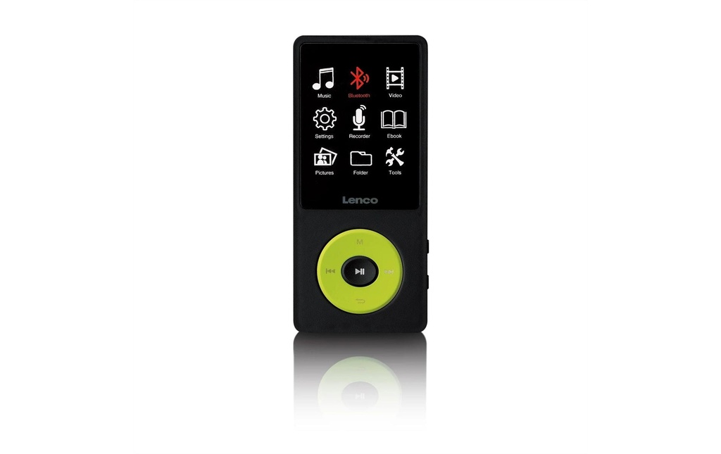 Lenco Lecteur MP3 Xemio-860 Vert fluo; Noir