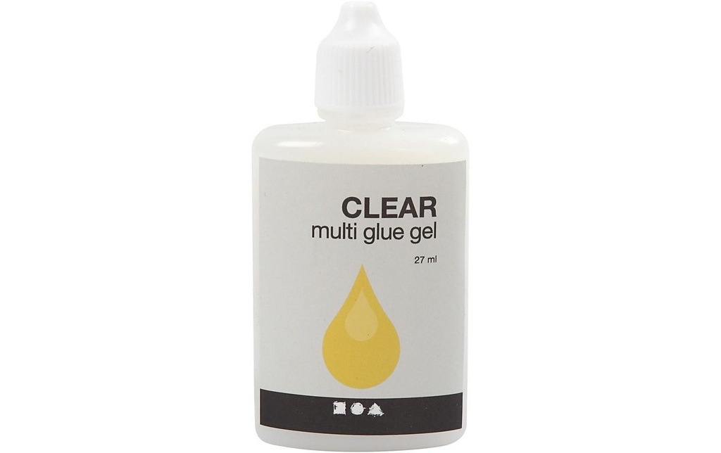 Creativ Company Colle universelle Multi 27 ml 27 ml, Transparent, Blanc