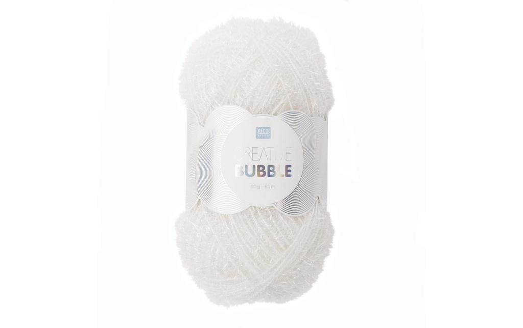 Rico Design Laine Creative Bubble 50 g Blanc