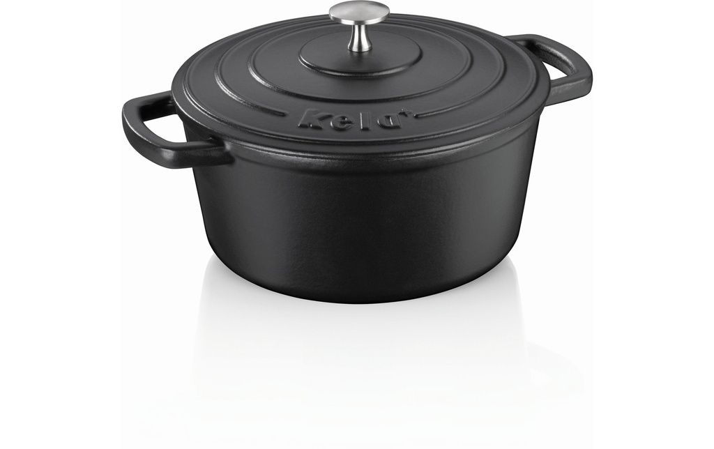 Kela Rôtisseur Calido rond 24 cm, Noir