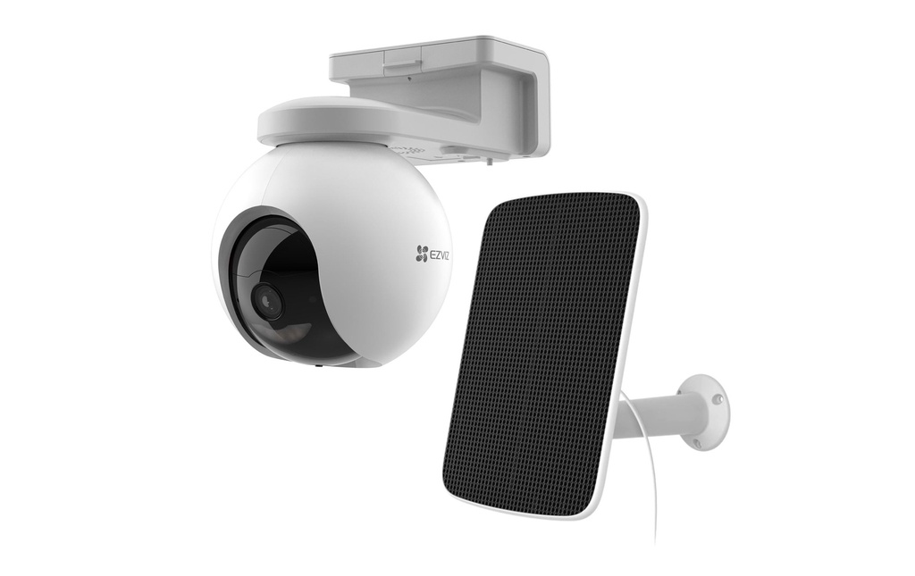 EZVIZ Caméra réseau HB8 2K+ Kit batterie caméra + panneau solaire