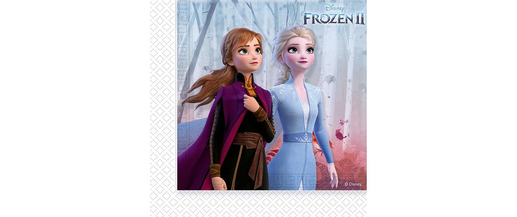 Amscan Serviettes en papier Disney Frozen II 20 pièces