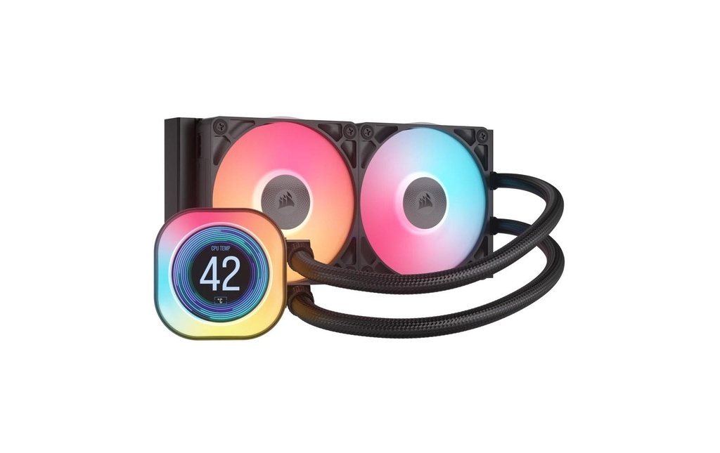 Corsair Refroidissement à eau ICUE Titan 240 RX LCD Noir