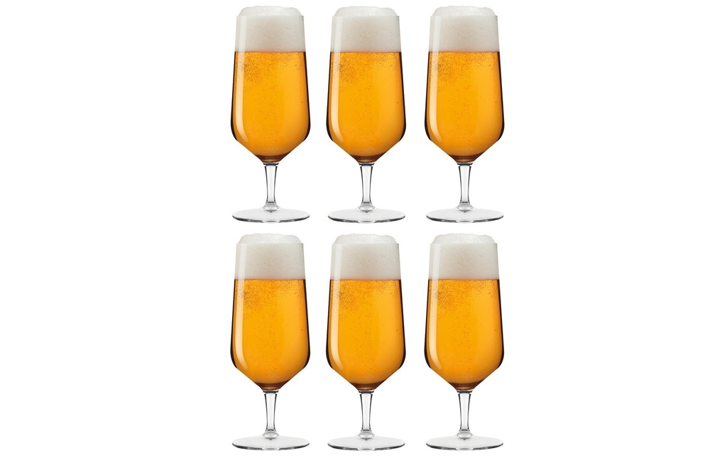 LEONARDO Verre à bière Puccini 330 ml, 6 Pièce/s, Transparent