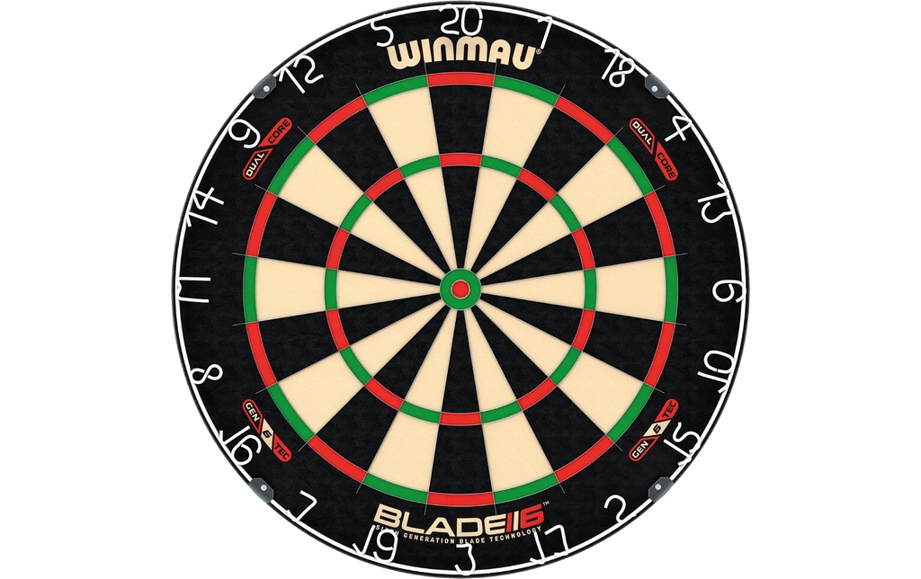 Winmau Cible de fléchettes Blade 6 Dual Core