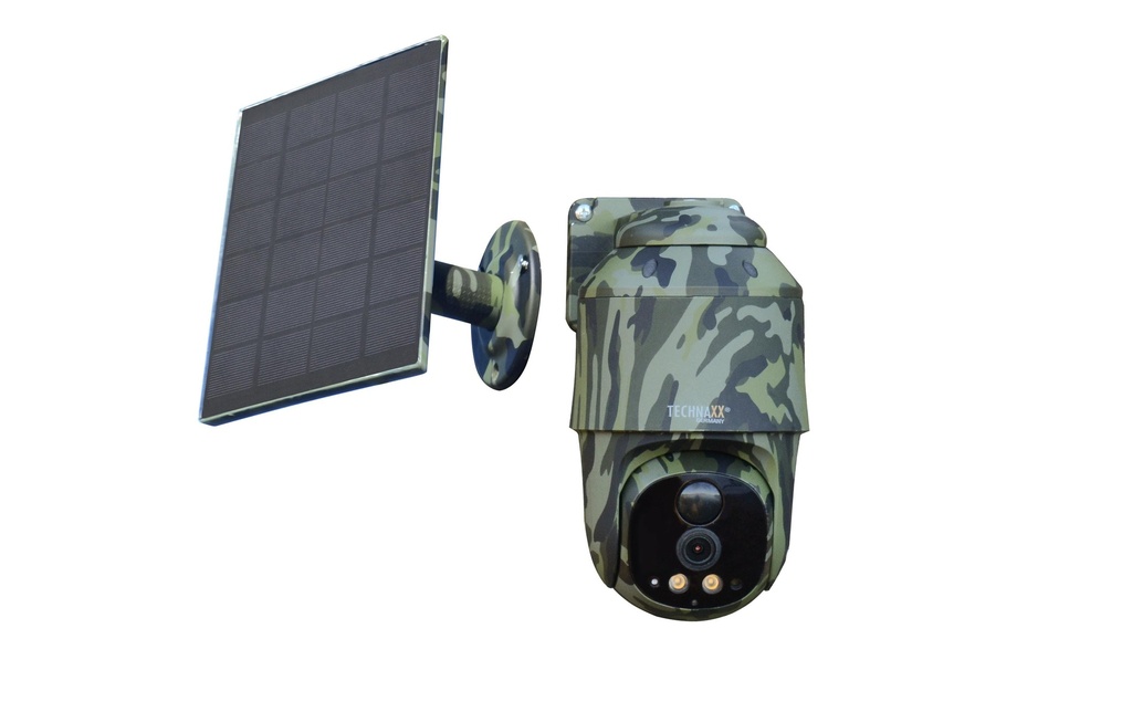 Technaxx Caméra réseau 4G PT Dome TX-290 avec module solaire