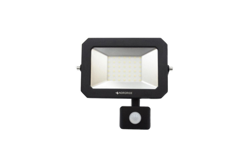 Nordride Phares FLAT Sensor PIR 30 W, 5000 K, 3300 lm