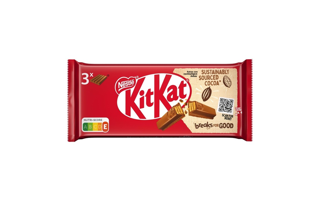 Nestlé Snacks Barre KitKat 3 x 41.5 g