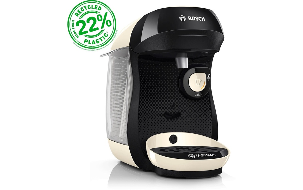 TASSIMO Cafetière à capsules Happy friendly Noir/Crème