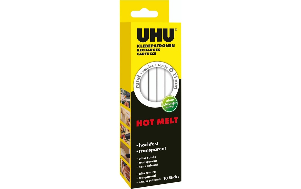 UHU Rechar.de colle HT 80 transp. (10 pces)