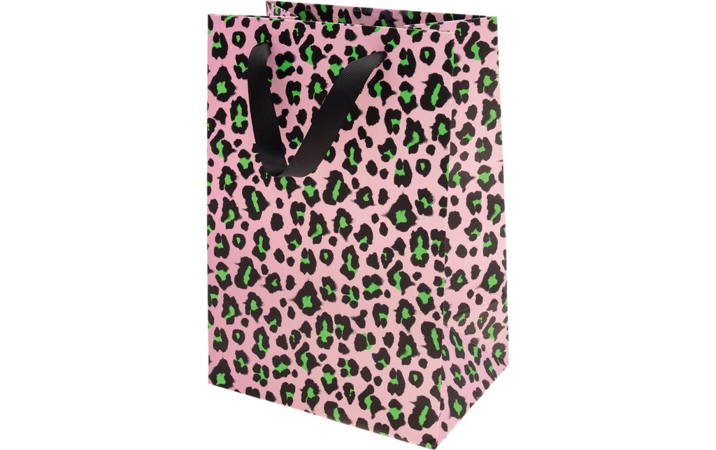 Rico Design Sac cadeau Leo 1 Pièce/s, Rose/Vert, 18 x 26 x 12 cm