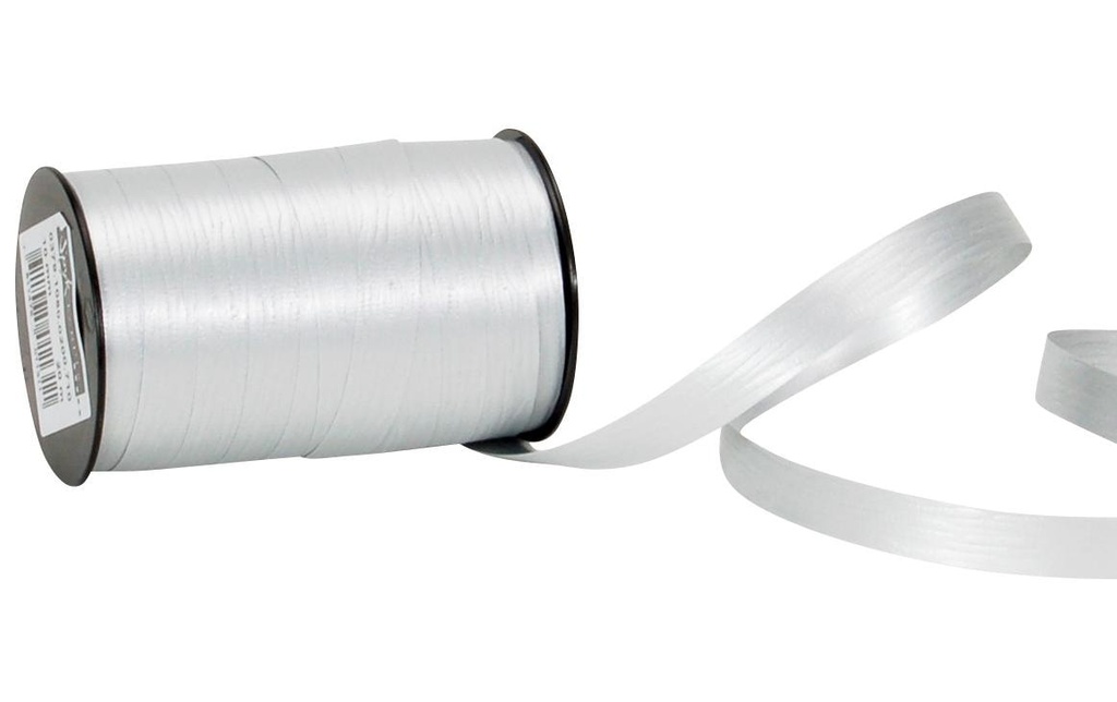 Spyk Ruban cadeau Poly Matt 10 mm x 20 m, Argenté