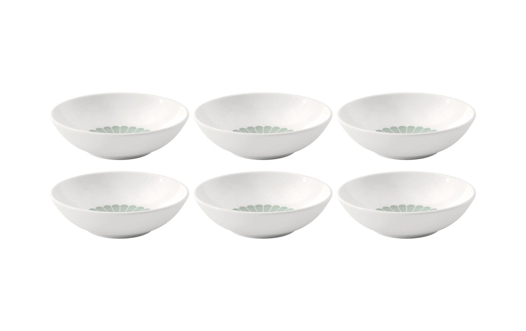 Villeroy & Boch Coupe à dessert Fleur 6 Pièce/s, Vert
