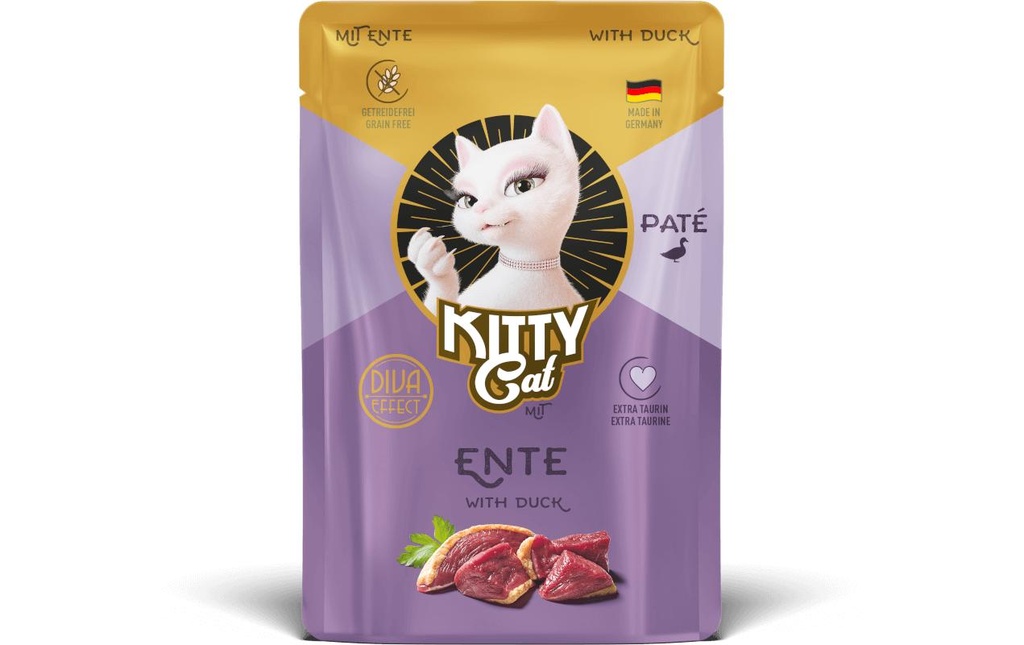 KITTY Cat Alimentation humide Parrain Canard 85 g