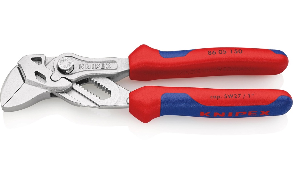 Knipex Pince-clé 150 mm Chromé avec gaines multi-composants