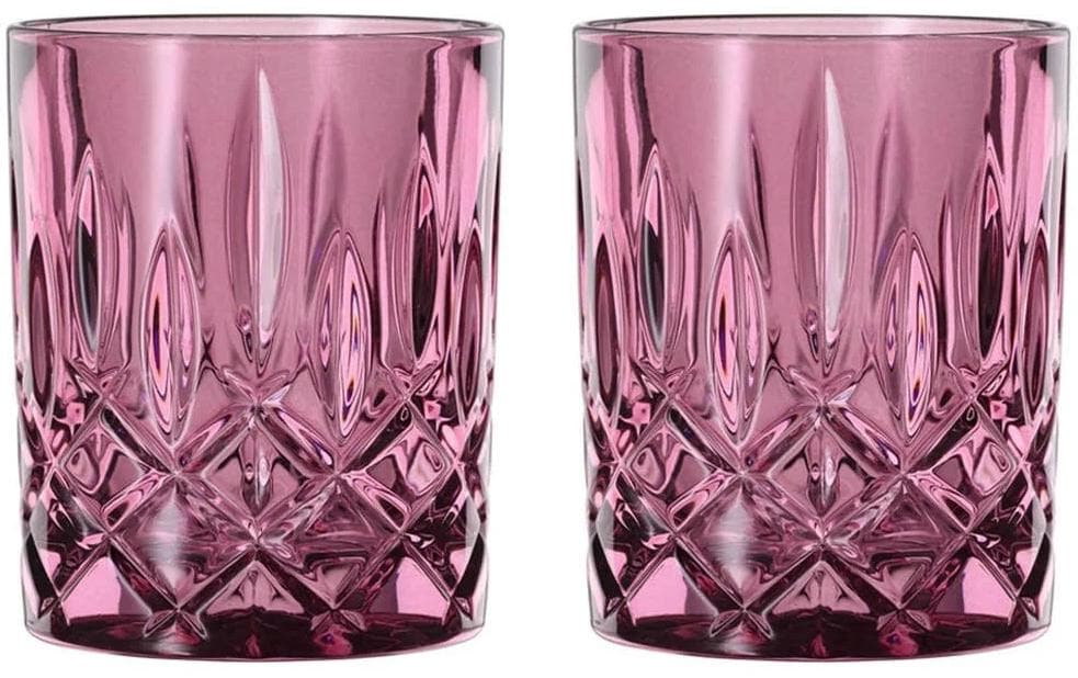 Nachtmann Verre à whisky NOBLESSE TUMBLER DA WHISKY, Violet, 2 pièces