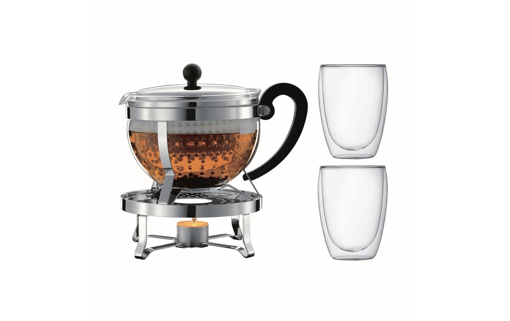 Bodum Set de thé Chambord  1.3 l, Transparent