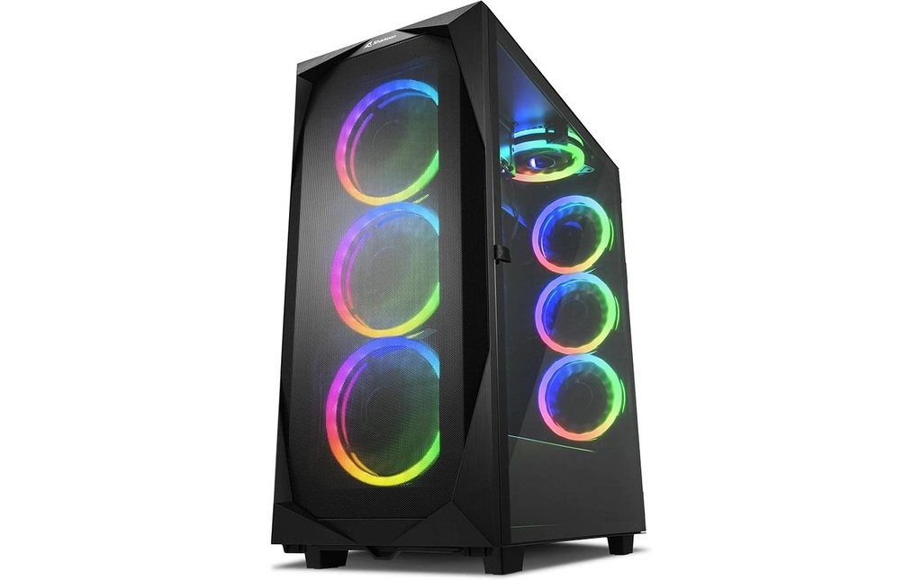 Sharkoon Boîtier d’ordinateur REV300 Noir