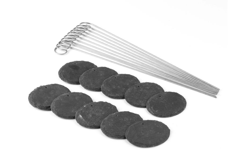 Hoberg Panneaux pour plantes Ovale 10 pièces