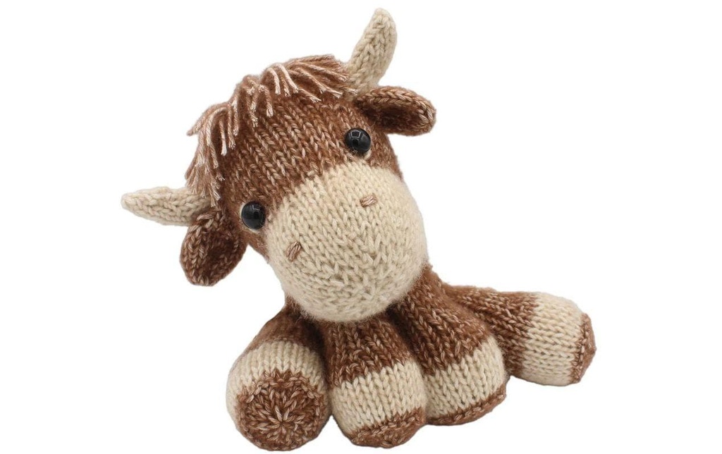 Hardicraft Set da lavoro a maglia Bœuf des hautes terres Luke 21 cm