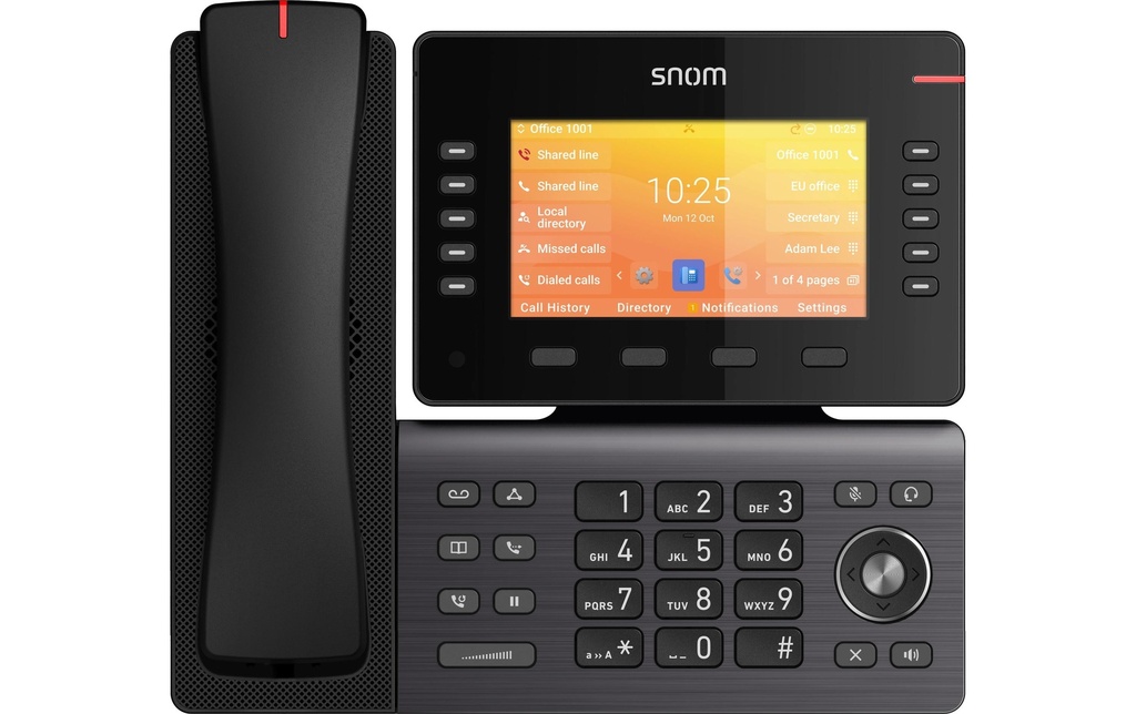 snom Téléphone de bureau D892M Noir