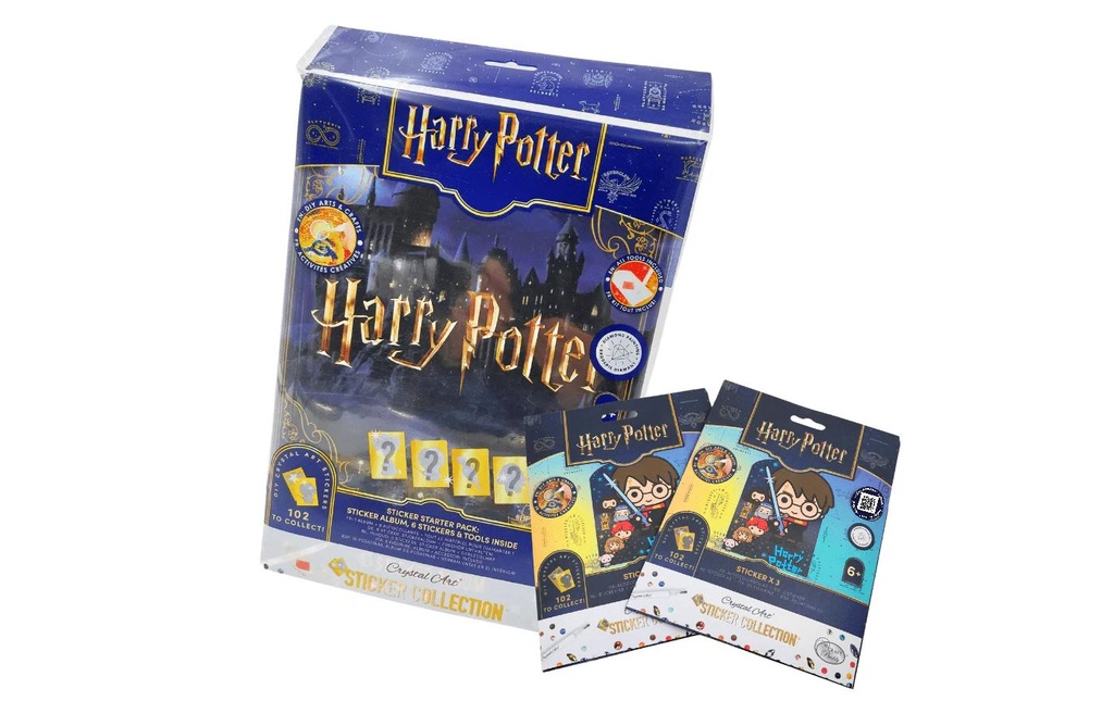 CRAFT Buddy Kits de bricolage Harry Potter Crystal Art Sticker Album Starter